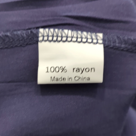 NWT - Blue Women's Cami Maxi Dress Sleeveless V Neck Solid Dress - Picture 13 of 13